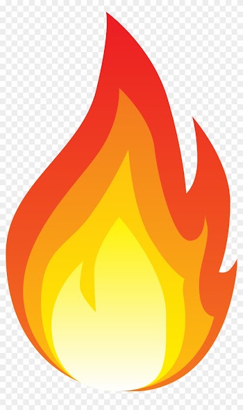 Fire Clip 22, - Imagen De Dibujo Llama De Vela