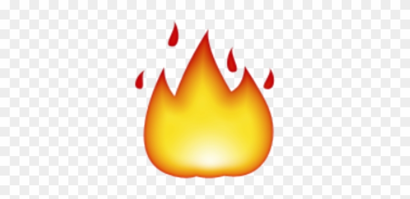 Fire Clipart Emoji - Fire Emoji Transparent Background