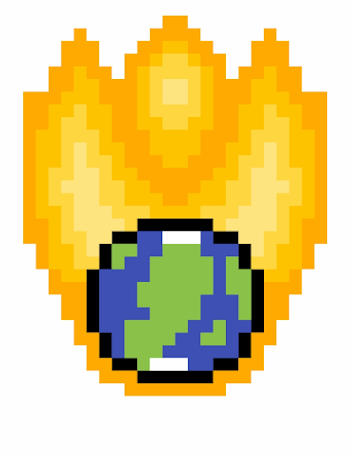 Fire Earth - Minecraft Golden Apple Transparent Background Free ...