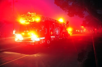 Fire engine rushing to rescue. | Free Photo - rawpixel