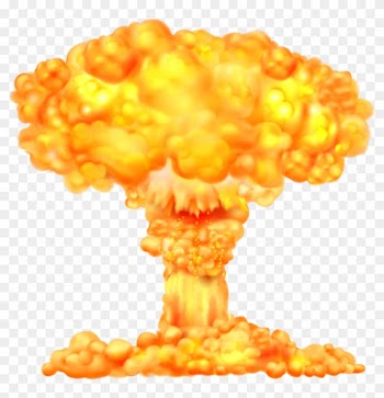 Fire Explosion Transparent Png Clip Art Image - Mushroom Cloud Explosion Png