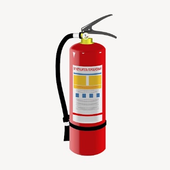 Fire extinguisher clipart, collage element | Free PSD - rawpixel