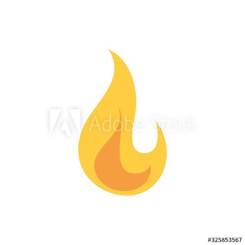 fire flame burning icon