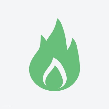Fire flame icon on isolated background | Free stock vector - 457655