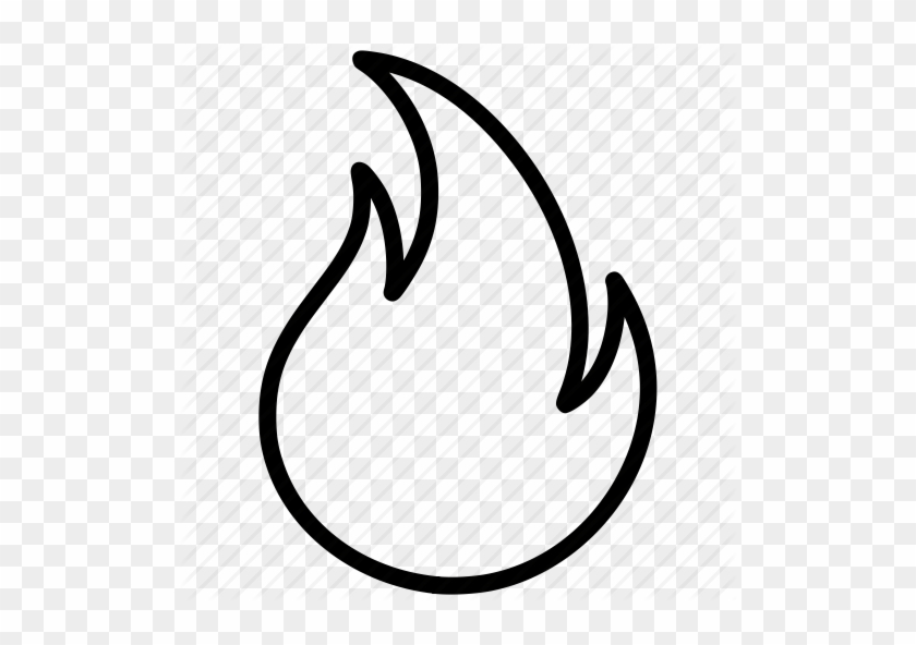 Fire Flame Outline 161096 - Transparent Campfire Drawing