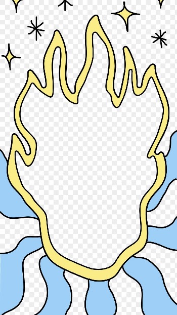 Fire frame png clipart, abstract | Free PNG Sticker - rawpixel