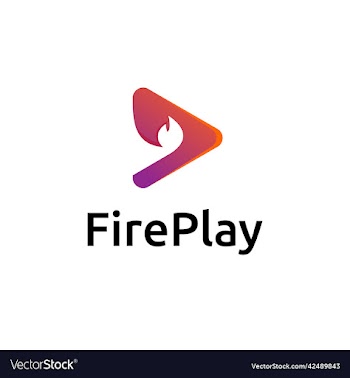 fire play button logo icon app mobile phone