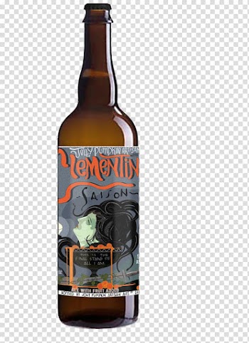 Fire Rock Pale Ale Beer bottle Jolly Pumpkin Artisan Ales, beer transparent background PNG clipart