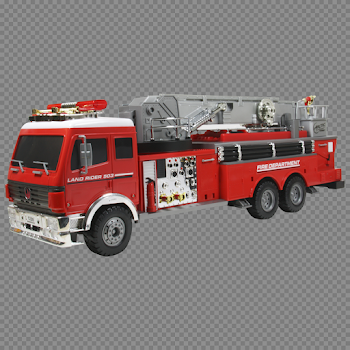 Fire Truck PNG Transparent Image