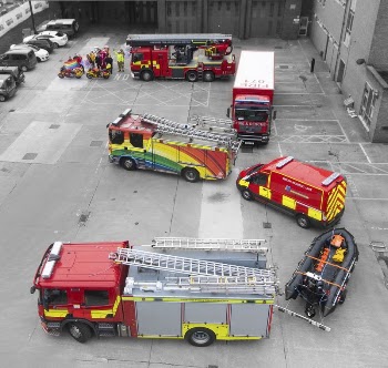 Fire trucks. Original public domain | Free Photo - rawpixel