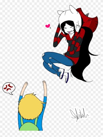 Fire Wolf Sleeping Adventure Time, Image Of Fire Wolf - Finn X Marceline