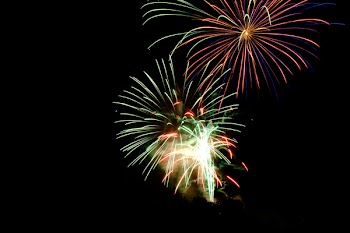 Fire Works during Night Time