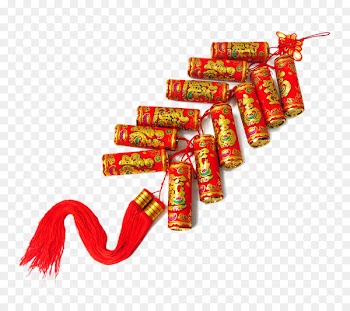 Firecracker Chinese New Year Festival - The word blessing festive feast festival firecracker 