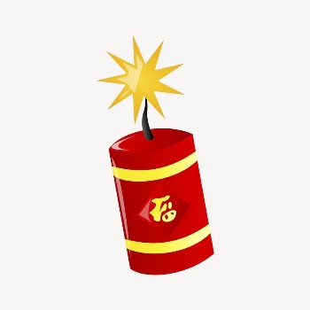 Firecracker clipart, explosive illustration. Free | Free Photo - rawpixel