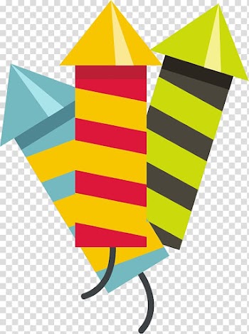 Firecracker Icon, Hand painted colorful fireworks transparent background PNG clipart