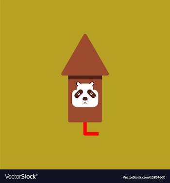 Firecracker rocket of chinese vector image