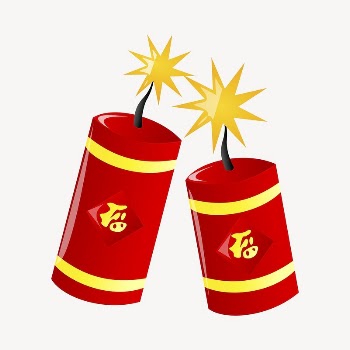 Firecrackers sticker, explosive illustration psd. | Free PSD - rawpixel