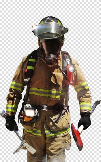 Firefighter Bunker gear Fire department Firefighting, firefighter transparent background PNG clipart
