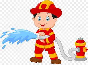 Firefighter Cartoon Fire hydrant Royalty-free - Pictures of firefighters holding hose 