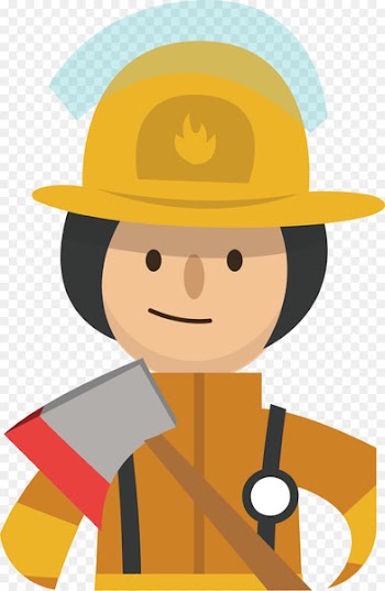Firefighter Clip art - Heroic fireman 