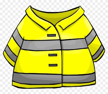 Firefighter Clipart Clothes - Fireman Jacket Clipart