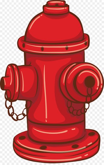 Firefighter Fire department Fire Equipment Manufacturers Association - Red hand painted fire hydrant 