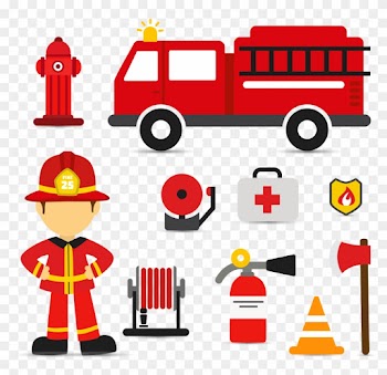 Firefighter Fire Engine Euclidean Vector - Fire Truck Svg