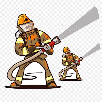 Firefighter Fire hose Cartoon - Fireman sketch 