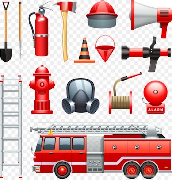 Firefighter Firefighting Royalty-free - Red Fire Tools 