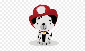 Firefighter Puppy Svg Cut File For Scrabpbooking Puppy - Baby Firefighter Clipart