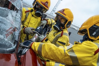Firefighter rescue training, February 19, | Free Photo - rawpixel