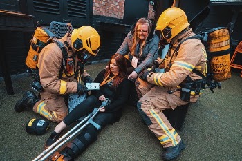 Firefighter rescue training, May 9, | Free Photo - rawpixel