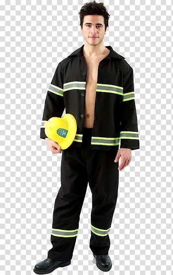 Firefighter's helmet Costume Bunker gear, Firefighter transparent background PNG clipart