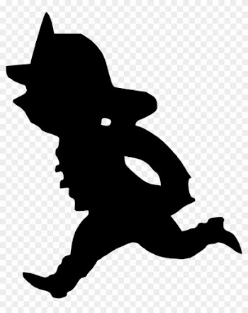 Firefighter Silhouette Cliparts - Cartoon Fire Fighter