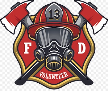 Firefighter Sticker Decal Fire department - Axe vector 