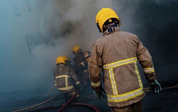 Firefighter team. Original public domain | Free Photo - rawpixel
