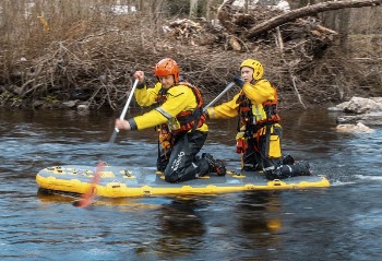 Firefighter training in water, 25 | Free Photo - rawpixel