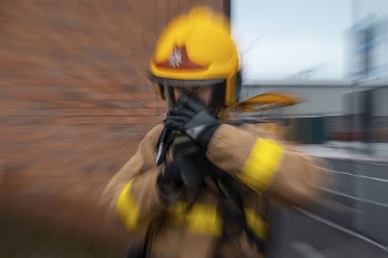 Firefighter training, March 18, 2021, | Free Photo - rawpixel
