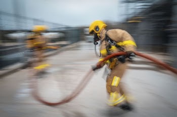 Firefighter training. Original public domain | Free Photo - rawpixel
