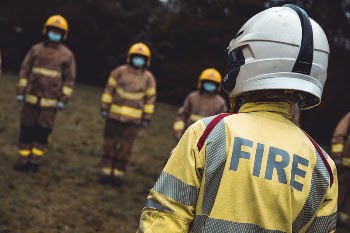 Firefighter training. Original public domain | Free Photo - rawpixel