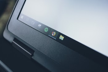 Firefox icon on a computer screen