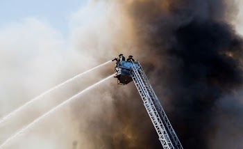 fireman on action