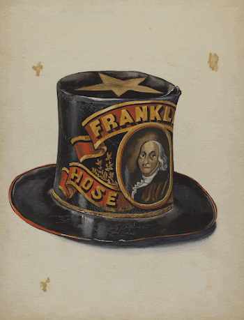 Fireman's Hat (c. 1937) by Page | Free Photo - rawpixel