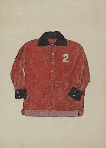 Fireman's Shirt (c. 1937) by Robert | Free Photo - rawpixel