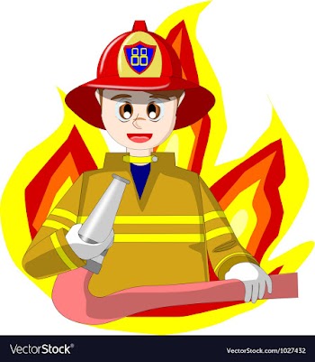 Fireman vector image