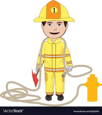 Fireman vector image