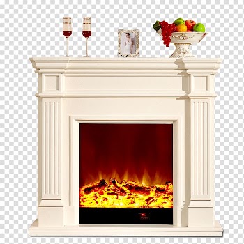 Fireplace Chimney Flame, White European fireplace fire material transparent background PNG clipart