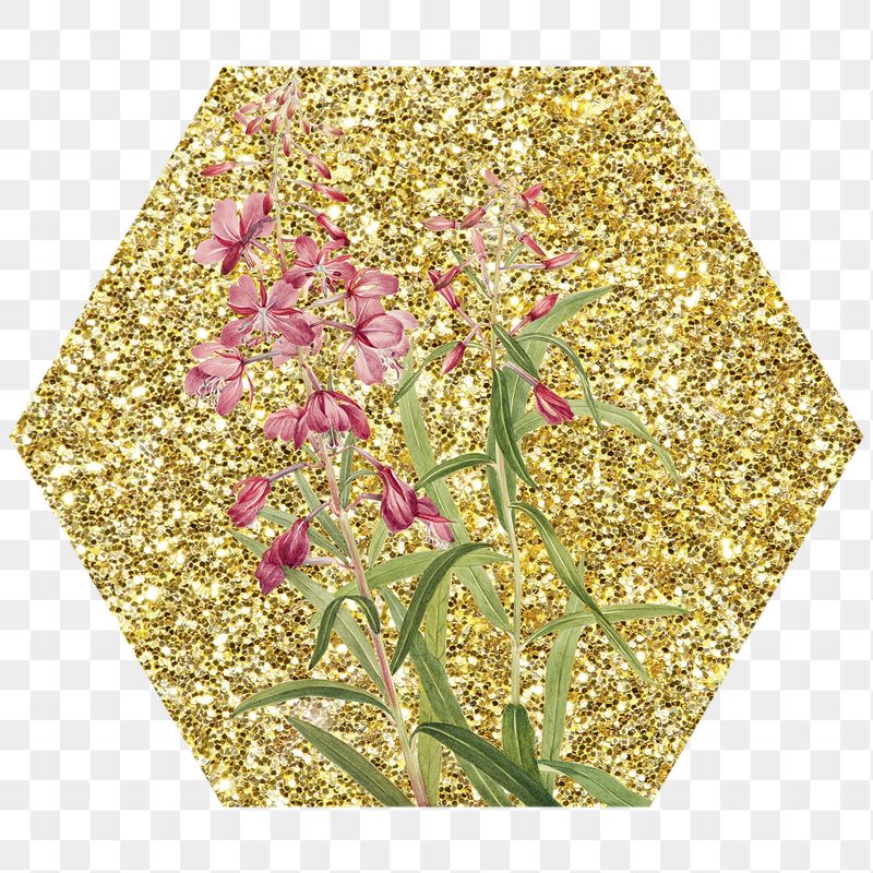 Fireweed flower png badge sticker, | Free PNG - rawpixel