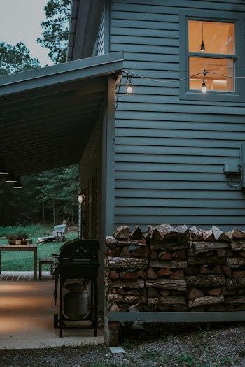 Firewood Beside House And Grill