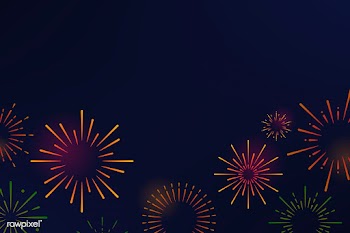 Firework explosions background design vector | Free stock vector - 532838